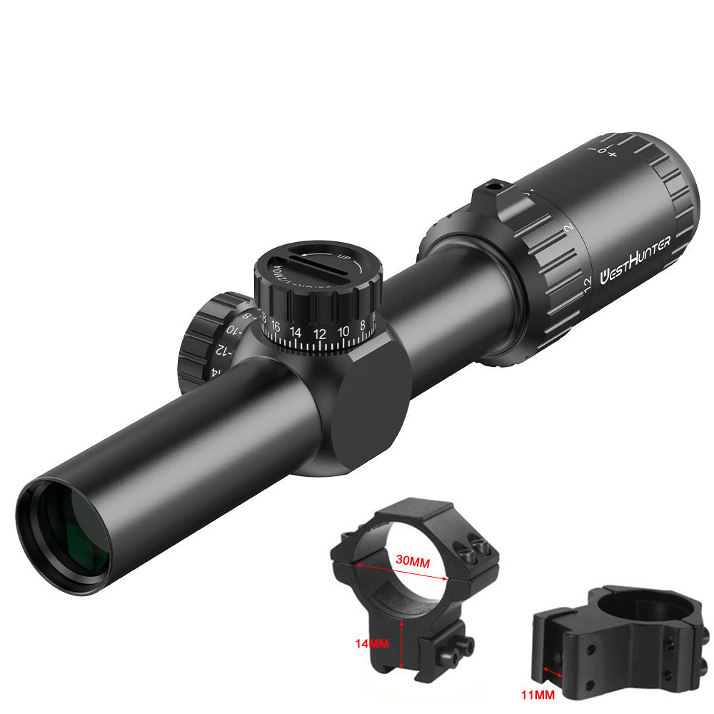WestHunter HD-S 1.2-6X24 SFP Compact Scope
