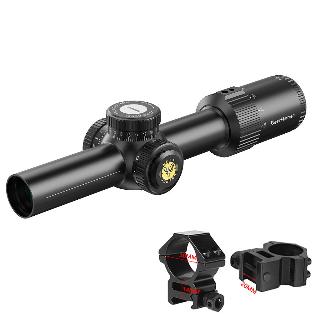 HD-N 1.2-6X24 IR SFP LPVO Scope | Second Focal Plane