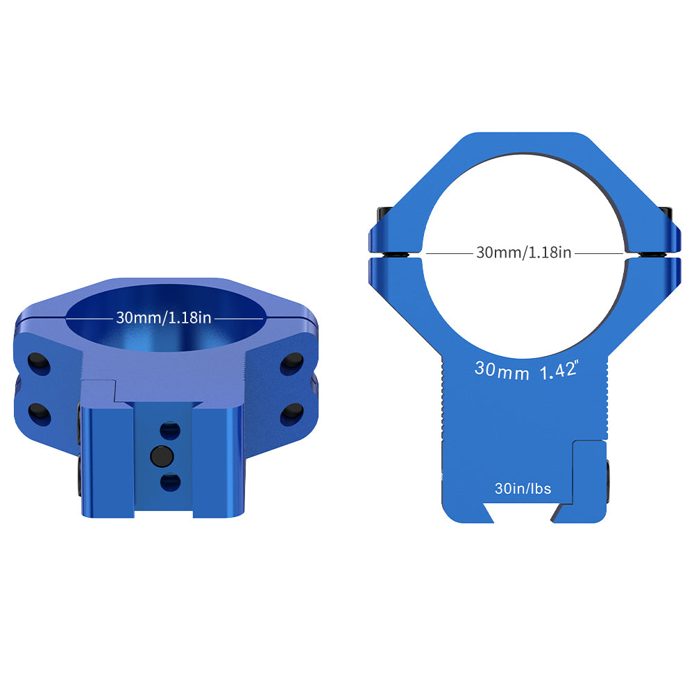 30MM High Profile Dovetail Rings