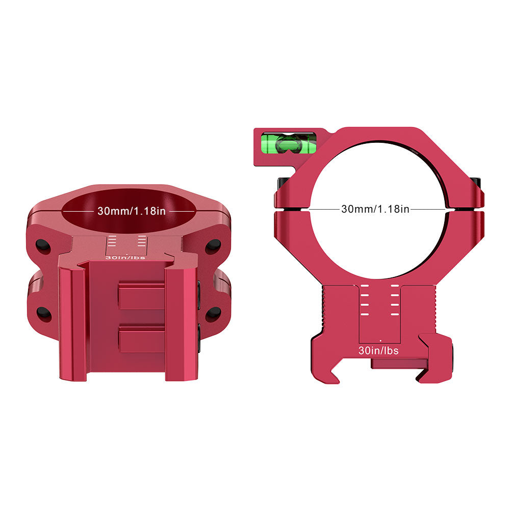 Adjustable MOA And Height Picatinny Rings | WH201M(30MM) WH204(34MM)