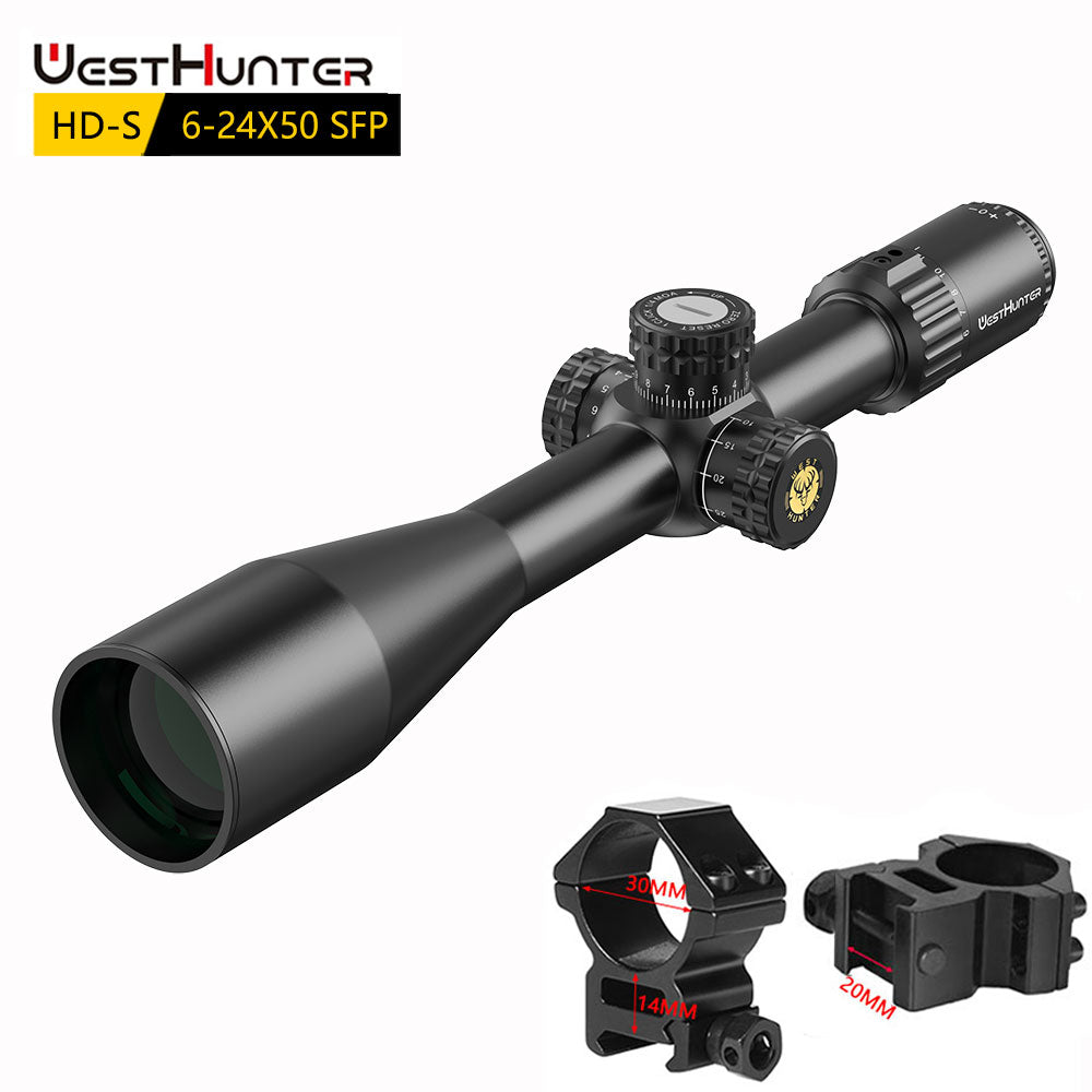 HD-S 6-24X50 SFP Scope | Second Focal Plane