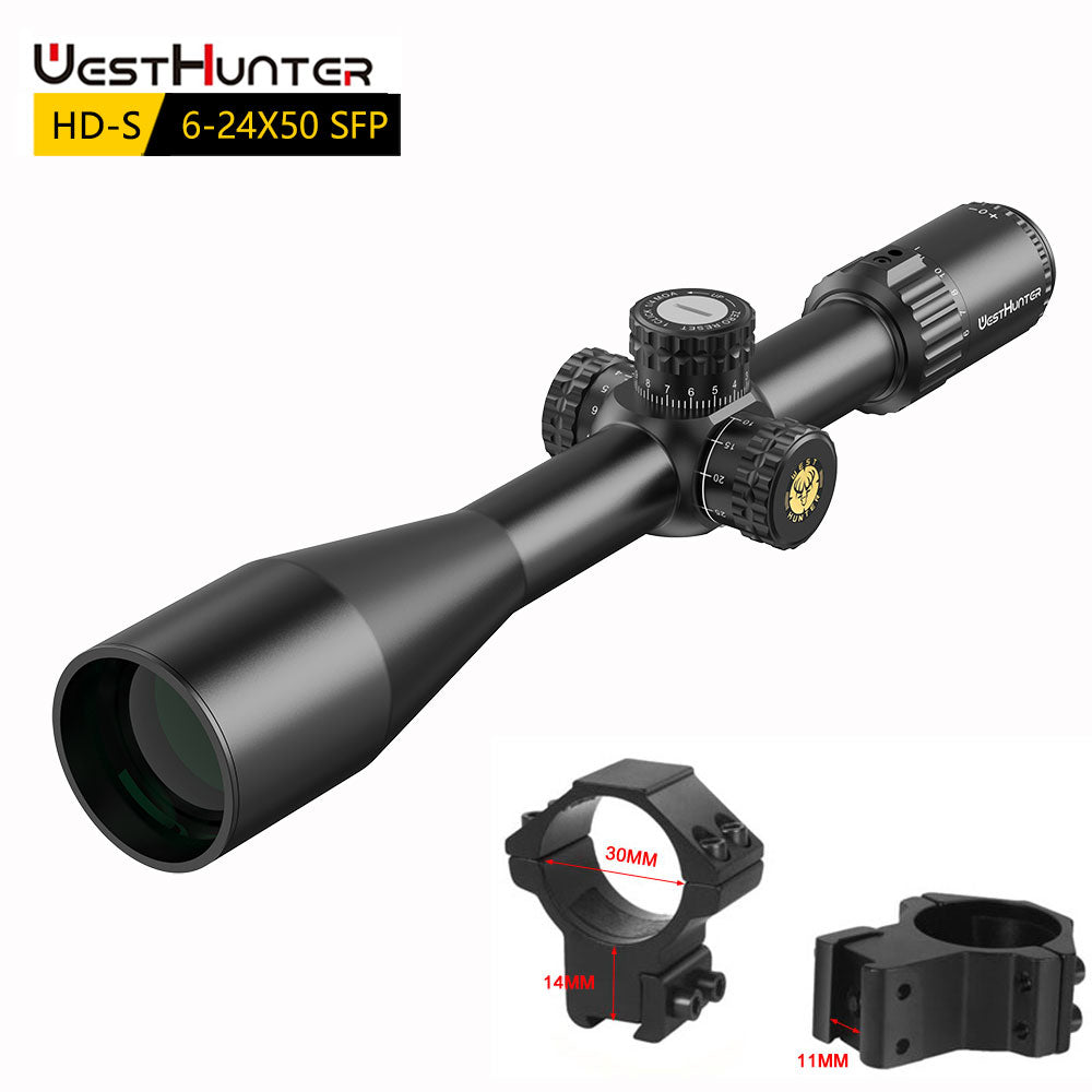 HD-S 6-24X50 SFP Scope | Second Focal Plane