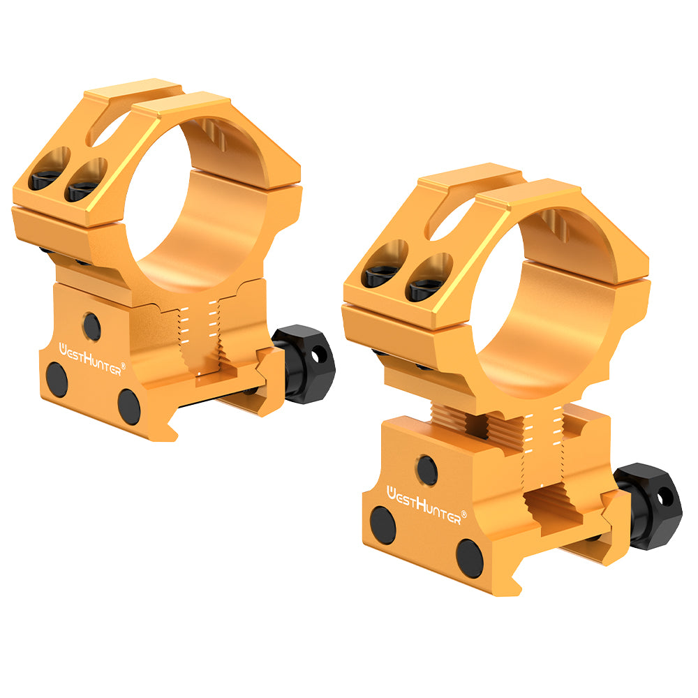 Monturas Picatinny con elevación de perfil ajustable WESTHUNTER WH201 con precisión CNC