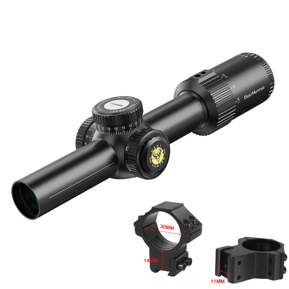 HD-N 1.2-6X24 IR FFP LPVO Scope | First Focal Plane