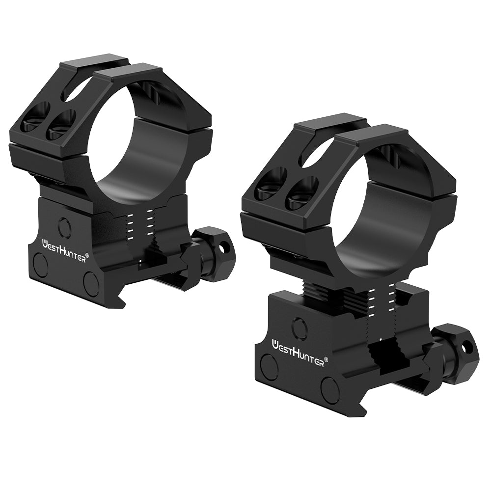 Monturas Picatinny con elevación de perfil ajustable WESTHUNTER WH201 con precisión CNC