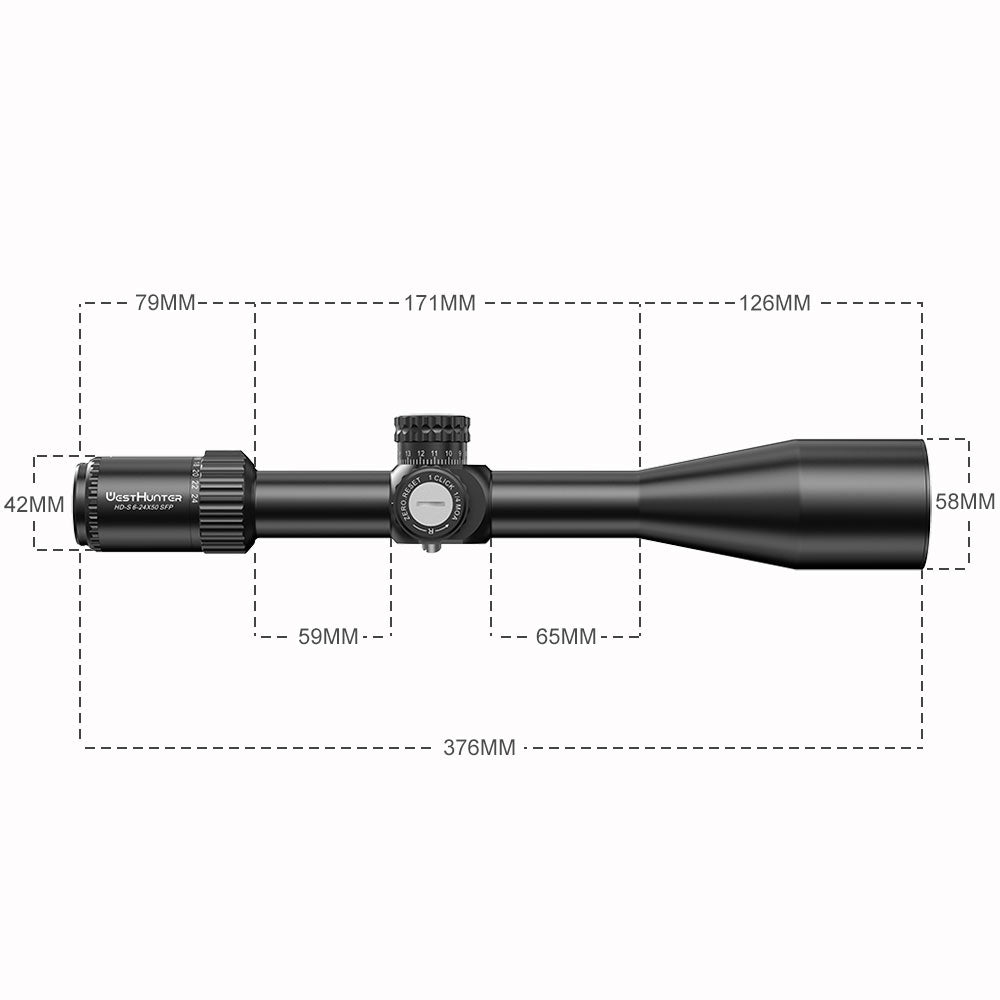 HD-S 6-24X50 SFP Scope | Second Focal Plane