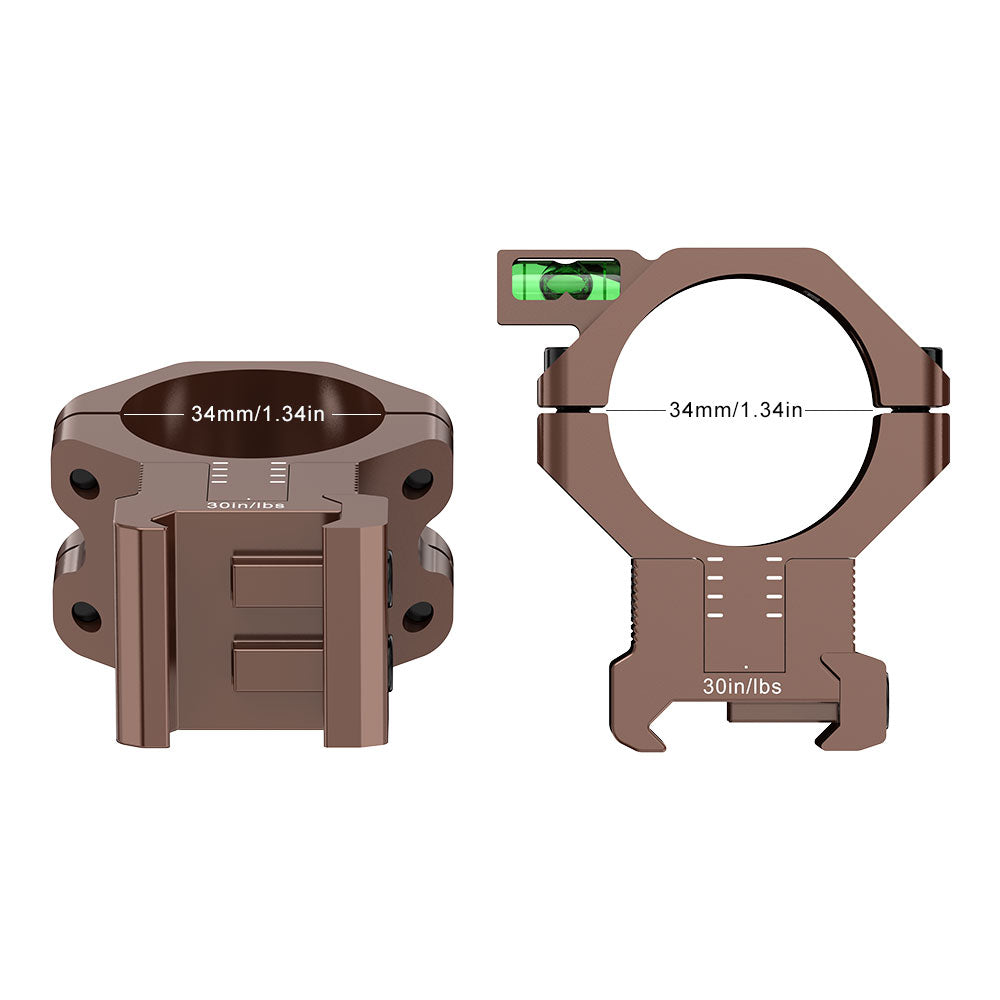 Adjustable MOA And Height Picatinny Rings | WH201M(30MM) WH204(34MM)