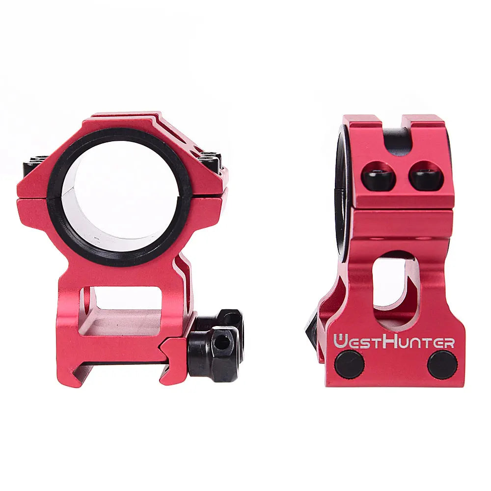 HIGH PROFILE PICATINNY SCOPE RINGS | 30MM 25.4MM