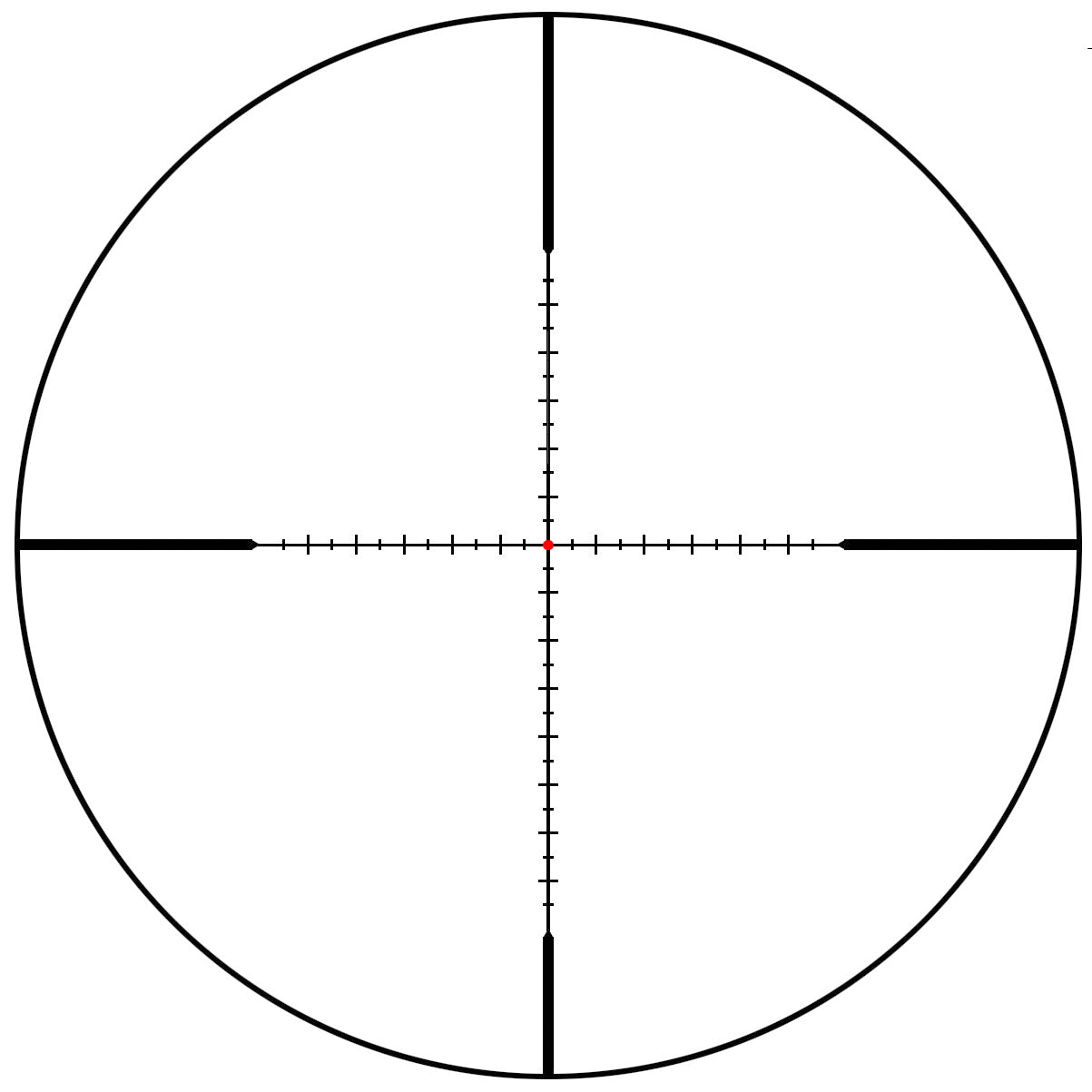 HD Fiber 6-24X50 IR SFP Scope | Fiber Dot Reticle | Second Focal Plane