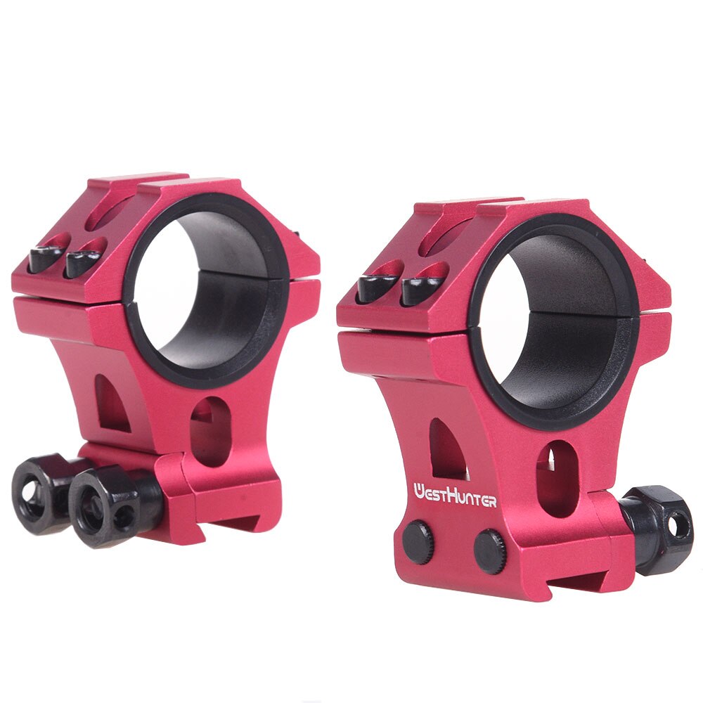 Montajes de cola de milano de perfil alto de 11 mm WESTHUNTER WH203 mecanizados por CNC 