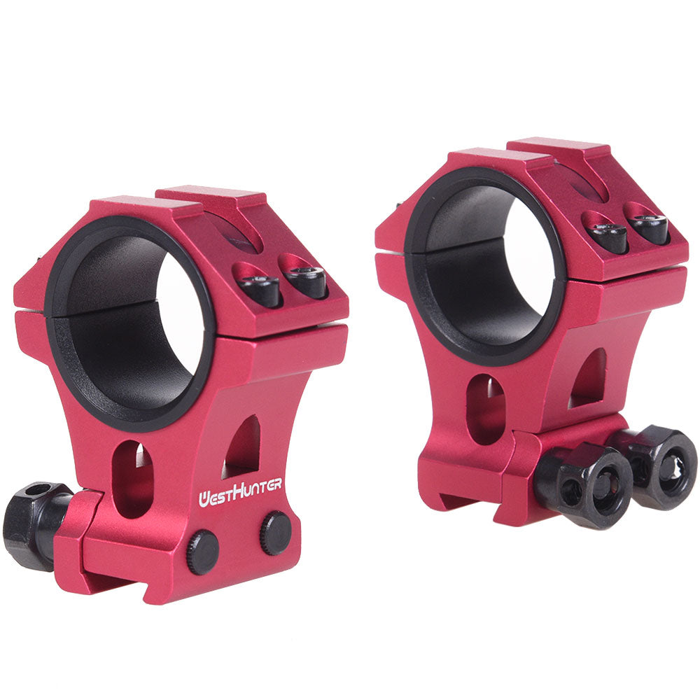 Montajes de cola de milano de perfil alto de 11 mm WESTHUNTER WH203 mecanizados por CNC 