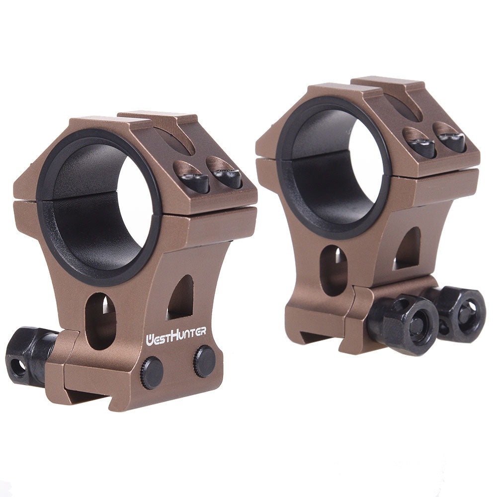 Montajes de cola de milano de perfil alto de 11 mm WESTHUNTER WH203 mecanizados por CNC 