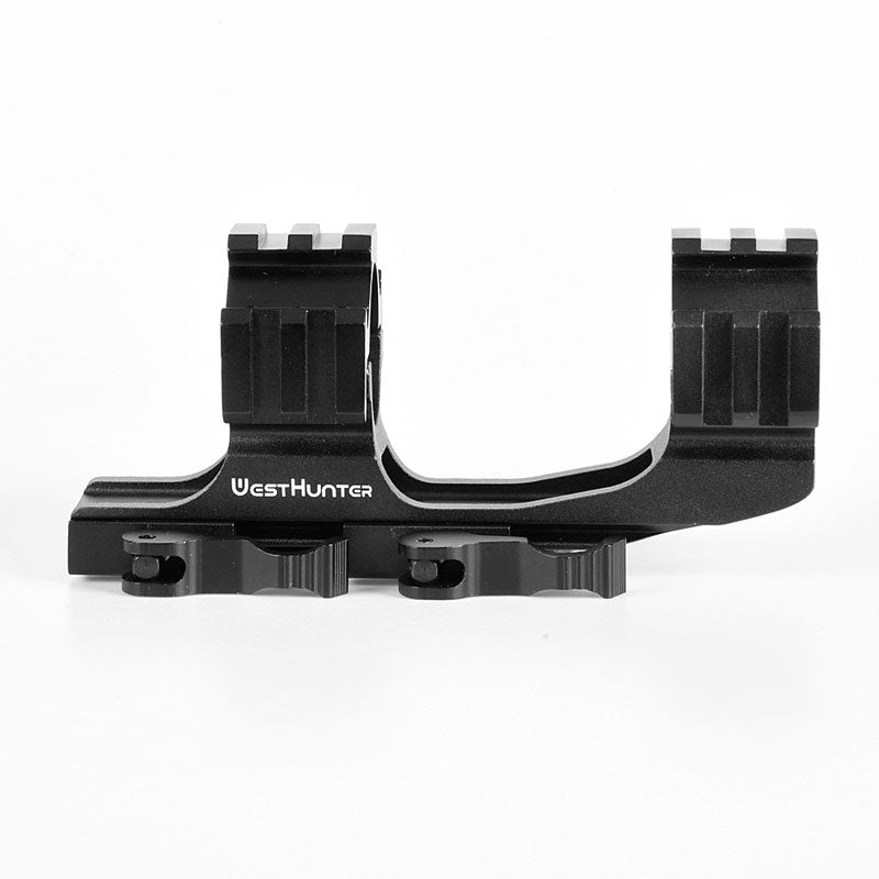 Montura de mira de una pieza de liberación rápida con anillos dobles Cantilever Picatinny de 25,4 mm/30 mm 