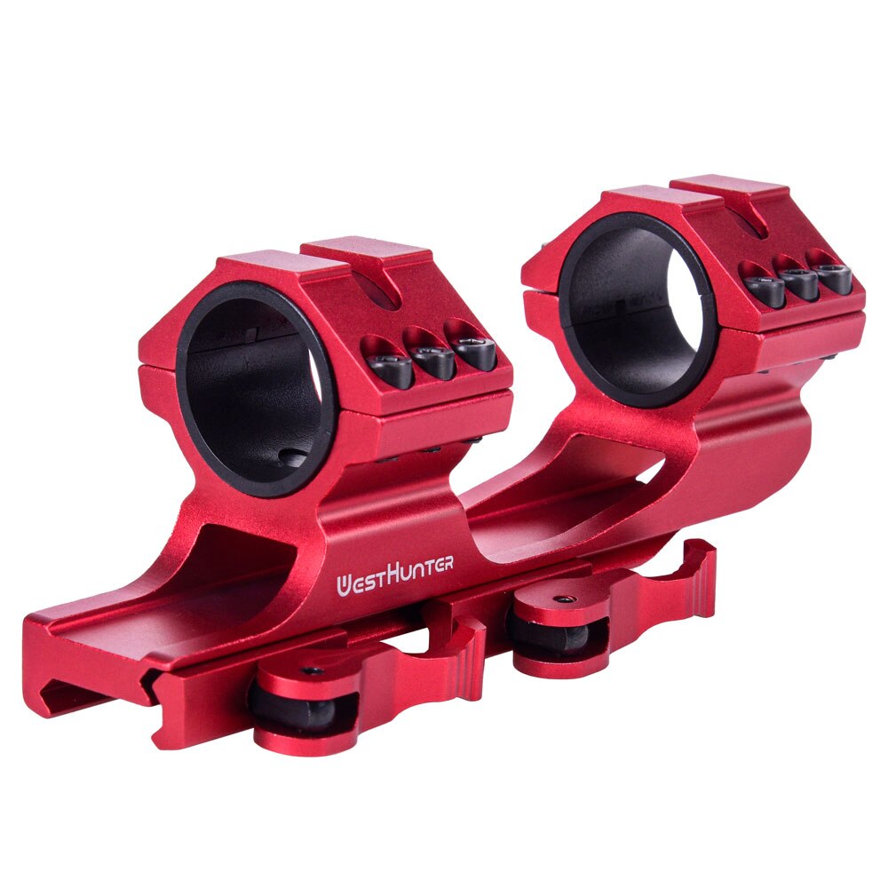 Monturas Picatinny de una pieza de liberación rápida de 1"/30 mm con anillos dobles 