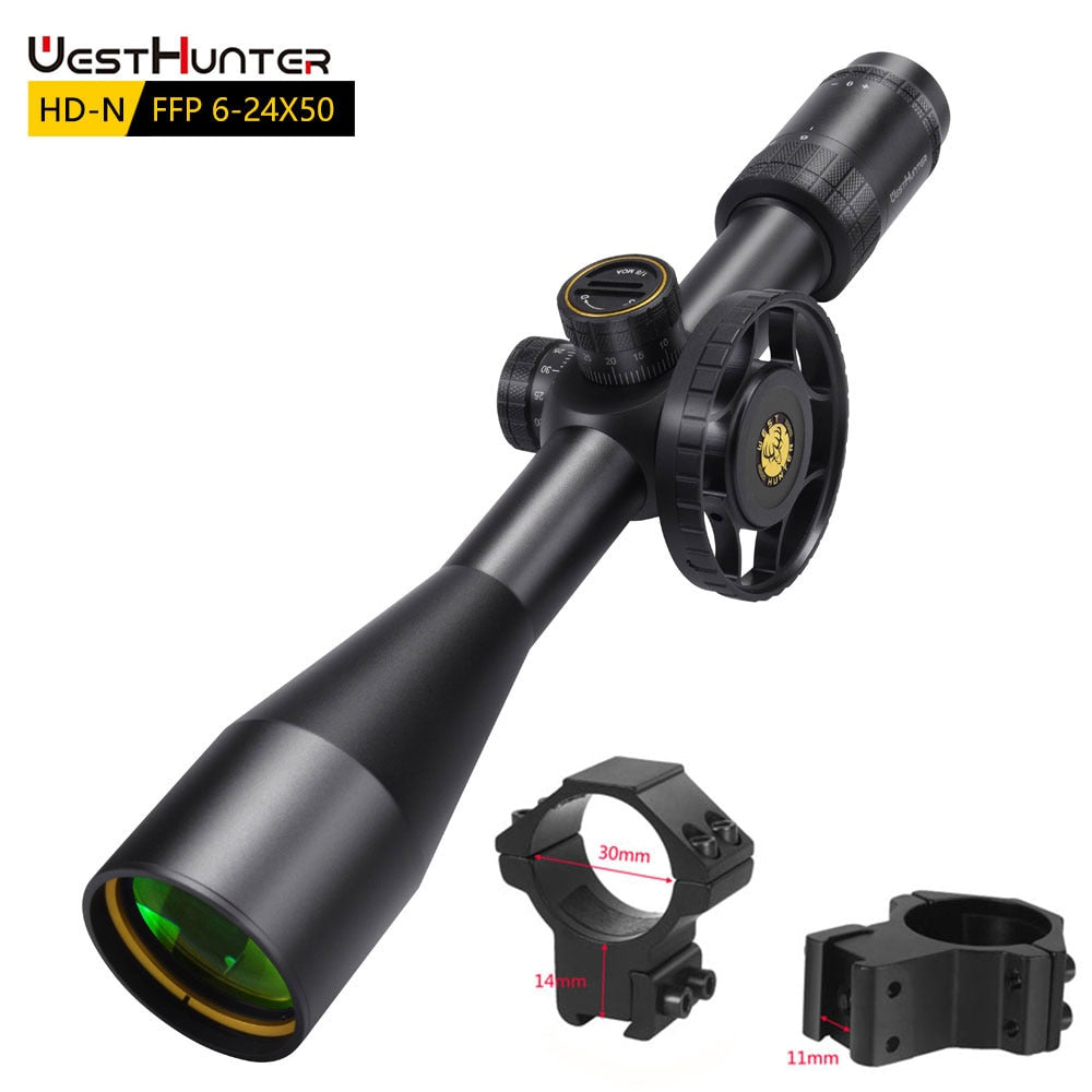 HD-N 6-24x50 FFP Scope | First Focal Plane