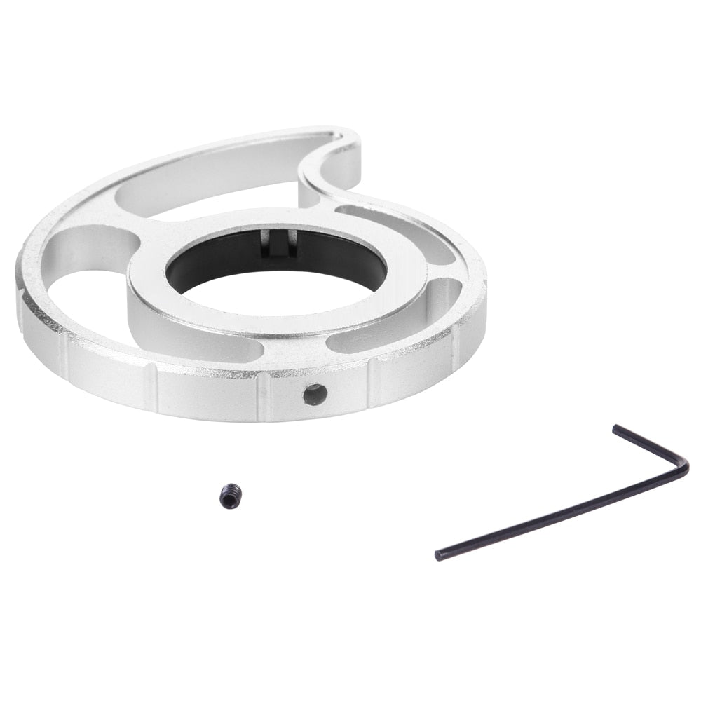 Rueda de paralaje lateral grande para telescopio Rueda lateral de ajuste de enfoque Mecanizado CNC Accesorios de aleación de aluminio