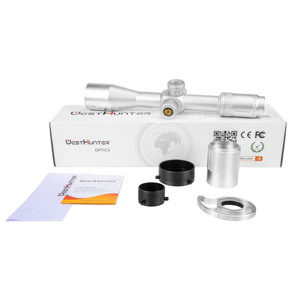 Mira telescópica de primer plano focal Silver WestHunter HD-N 4-16X44 FFP 